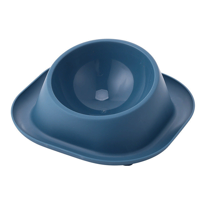 Anti-ant Cat Bowl Stainless Steel Oblique Mouth Anti-leakage Cat Food Holder
