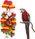 Large Parrot Chew Toy 22” for Macaws, African Grey, Cockatoo & Amazon Birds