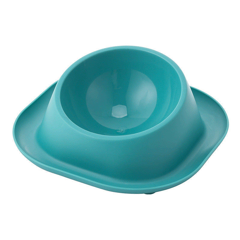 Anti-ant Cat Bowl Stainless Steel Oblique Mouth Anti-leakage Cat Food Holder